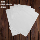 5 Pcs Sublimation Blank Garden Flags 100% Polyester 3 Layer Double-Sided Ready for Printing Garden or Lawn Banner | 12x18in DIY Vinyl or Dye Sublimation Blank Flags Pack of 5 Pesky Patriot