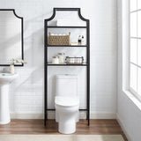 Crosley Furniture Aimee Over The Toilet Storage and Bathroom Organizer with Shelves, Oil Rubbed Bronze Crosley Furniture
