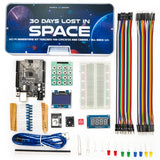 Adventure Kit: 30 Days Lost in Space | Premium STEM Coding Course for Adults & Teens | Robotics & Engineering Projects with Expert Teachers | Arduino IDE Compatible Kit inventr.io