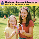 PURPLE LADYBUG DIY Headband Making Kit - Crafts for Girls Ages 6-8, 5-9 Years Old Girl Gifts, Birthday, Hair Accessories, Fun Summer Activities for Kids, Back to School Gifts for Students PURPLE LADYBUG