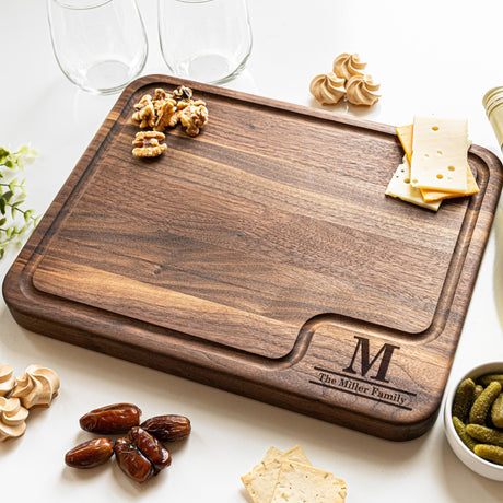 Personalized Cutting Board 100% USA Made - Custom Cutting Boards Wood Engraved Custom Cutting Board/Thick & Solid Maple, Cherry and Walnut Hardwood - Personalized Cutting Boards Wood Engraved Drapela Works