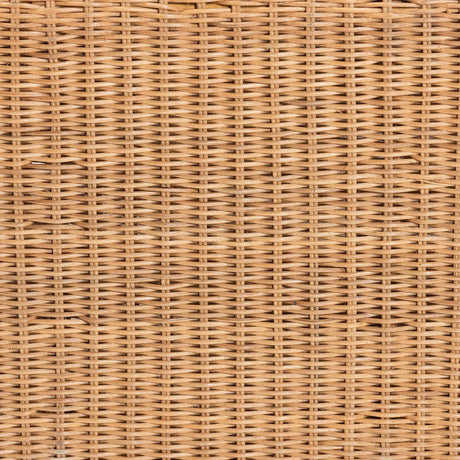 Bali & pari Nevada Rattan Coffee Table – Handwoven Boho Accent Table, Light Honey bali & pari