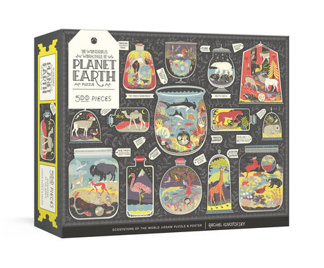 The Wondrous Workings of Planet Earth Puzzle: Ecosystems of the World 500-Piece Jigsaw Puzzle and Poster : Jigsaw Puzzles for Adults and Jigsaw Puzzles for Kids Clarkson Potter