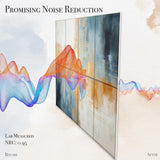 Soon Global 8-Pack Acoustical Wall Panels, 48 X 32 Inches Art Acoustic Panels, Decorative Acoustic Panels, Acoustic Wall Panels, Sound Absorbing Wall Art, Teal Aura Soon Global