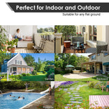 PrimeZone 54 PCS Plastic Interlocking Patio Deck Tiles - 12" x 12" Anti-Slip Waterproof Indoor Outdoor Flooring, Patio Floor Decking for Balcony, Backyard, Garden & Poolside, All Weather Use, Grey PrimeZone