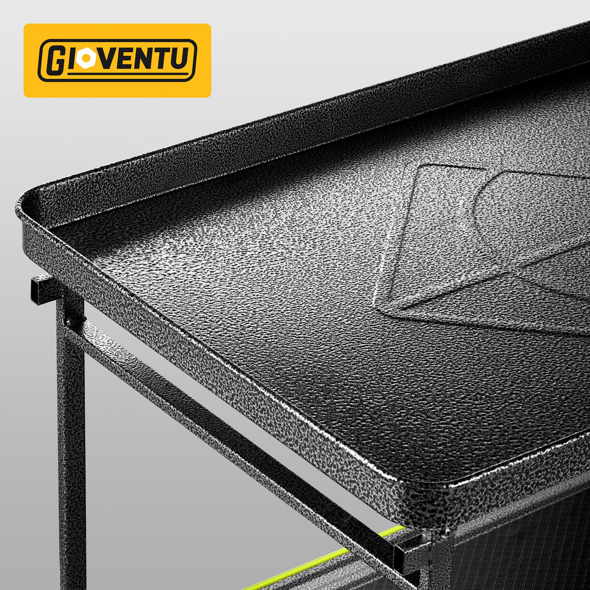 Heavy Duty Push Cart Dolly (700 lbs), Foldable Platform Hand Truck Made with High-Strength Steel, 2 Tier Design, Moving Flatbed Cart with Wheels for Warehouse, Garage, Workshop, Office Gioventù