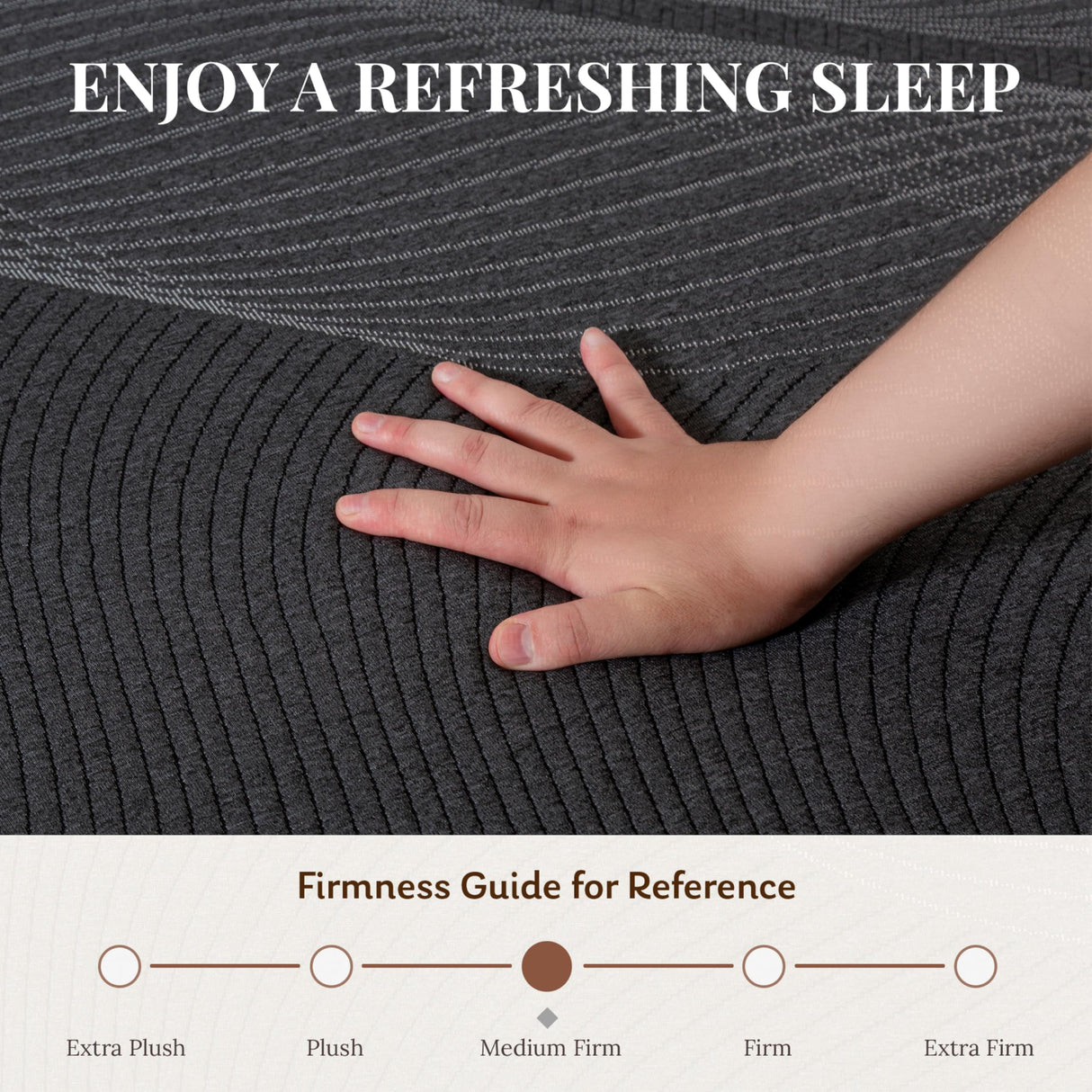 CH CHARME HOUSE 12 Inch King Mattress, Bamboo-Charcoal Memory Foam Mattress, Cooling & Pressure Relief, Bed in a Box, Foam Made in USA & CertiPUR-US Certified, 76"x80"x12", Black CH CHARME HOUSE