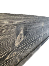 Rustic Mantle | Fireplace Mantel for Decor | Wood Mantel Shelf | Made in USA | Floating Shelf | Farmhouse Fireplace Surround | Long Shelf for Fireplace (Weathered Black, 60 Inch) Strix Ind