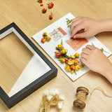 MUXIUNT 8x10 Shadow Box Picture Frame Display Case with Soft Linen Back and Thickened Panel,Black Deep Shadow Memory Box Frame 8x10 for Flower Baby Pet Wedding Photo Craft Memorial Gift MUXIUNT