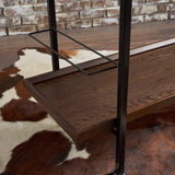 Christopher Knight Home Gerard Industrial Wooden Bar Cart, Dark Walnut Finish / Black Christopher Knight Home
