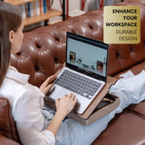 Vigo Wood Book Stand with Storage, Book Holder, Reading Stand, Recipe Book Stand, Wooden Book Stands for Reading, Cookbook Stand for Kitchen, Book Holder for Reading in Bed Vigo Wood