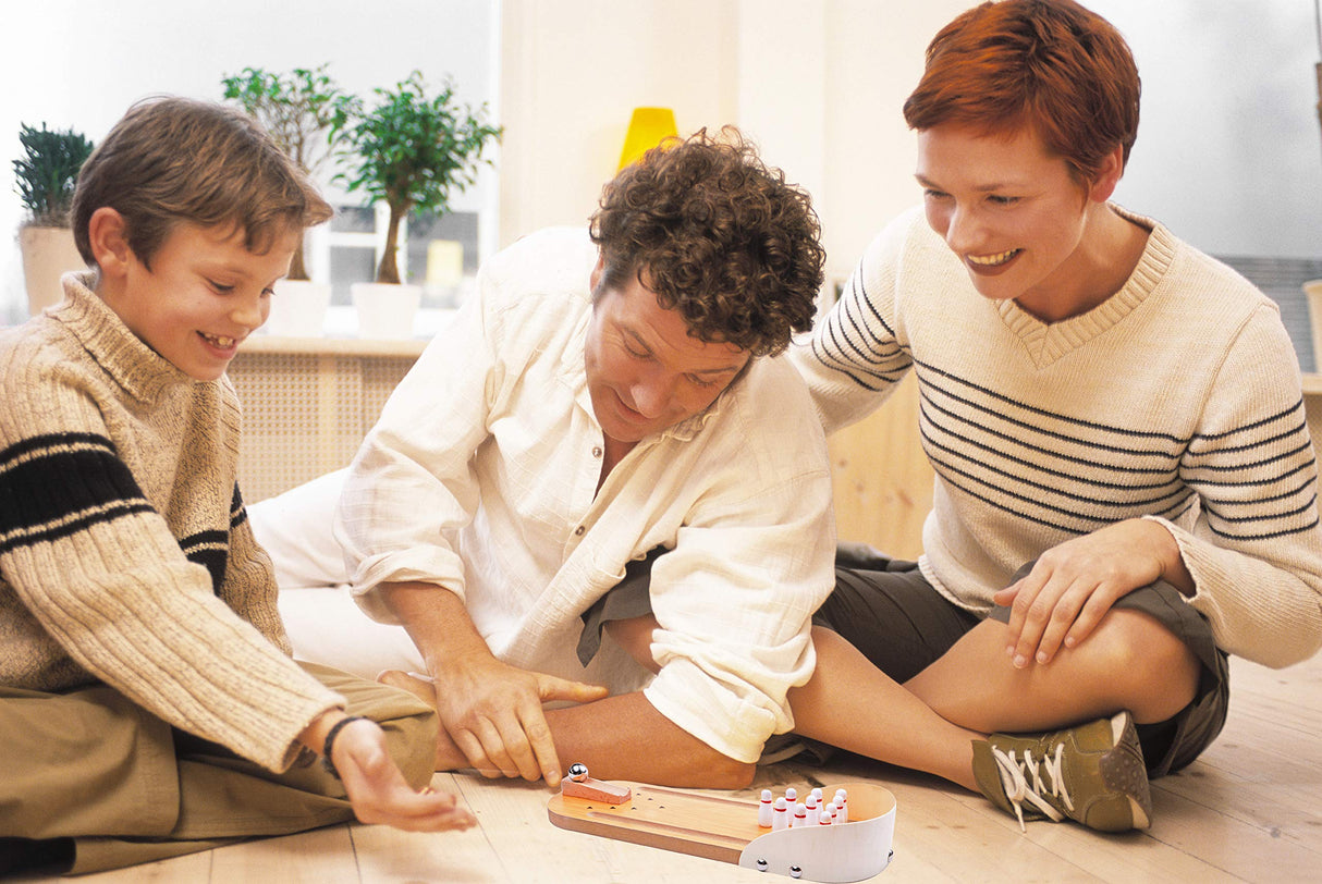 Table Top Mini Bowling Game Set-Tabletop Wooden Board Mini Arcade Desktop Tiny Bowling Shooting Alley Office Desk Stress Relief Gadgets Small Finger Toys Fun Gag Gifts for MenWomen Kids Teens Boys SYZ