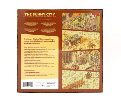 The Sunny City • 1000-Piece Jigsaw Puzzle from The Magic Puzzle Company • Series One