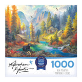 RoseArt - Abraham Hunter - Bear Mountain - 1000 Piece Jigsaw Puzzle for Adults RoseArt
