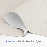 Lumino 100% Blackout Roller Shades for Windows - 23" W x 72" L - Sand, Over 2,000 Custom Sizes, Cordless, Dual Layer Fabric for Advanced Light Blockage, Thermal Insulated Privacy Blinds Lumino