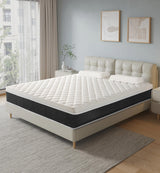 elitspace Full Mattresses,Hybrid 12 Inch Full Mattress,Memory Foam Mattress in a Box,Individually Pocket Spring for Pain Relief,Full Size Black&White Mattress,Pressure Relief. elitspace