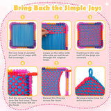 Weaving Loom Kit Toys Crafts Arts and Crafts for Girls Ages 6-8-12 Potholder Loops Toys for Girls and Adults - Knitting Loom Set Pot Holder Weaving Kits and Birthday Gifts for 7 9 10 11 Years Old ZMMB