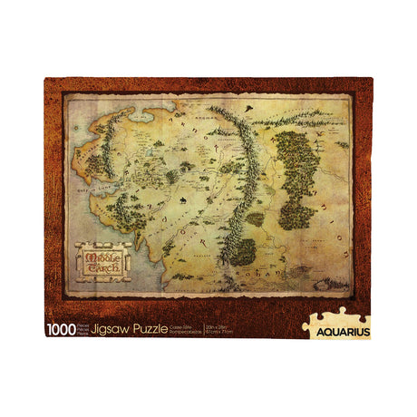 AQUARIUS The Hobbit Map Puzzle (1000 Piece Jigsaw Puzzle) - Glare Free - Precision Fit - Officially Licensed The Hobbit Merchandise & Collectibles - 20 x 28 Inches AQUARIUS