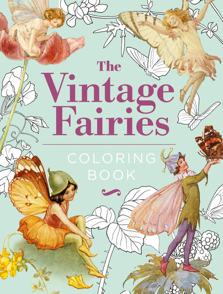The Vintage Fairies Coloring Book: Hardback Gift Edition (Hardback Vintage Coloring) WoodArtSupply