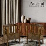 Peaceful Classics Bench with Storage - Small Wooden Storage Bench for Entryway, Hallway, Mudroom, Farmhouse, Bedroom, & Living Room, Amish Handmade Furniture Storage Organizer, Special Walnut Peaceful Classics