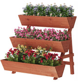 viewcare Raised Garden Bed, 3 Tier Vertical Garden Planter for Indoor & Outdoor, Raised Planter Box with Legs, Garden Planter Box for Flowers/Vegetables/Plants viewcare
