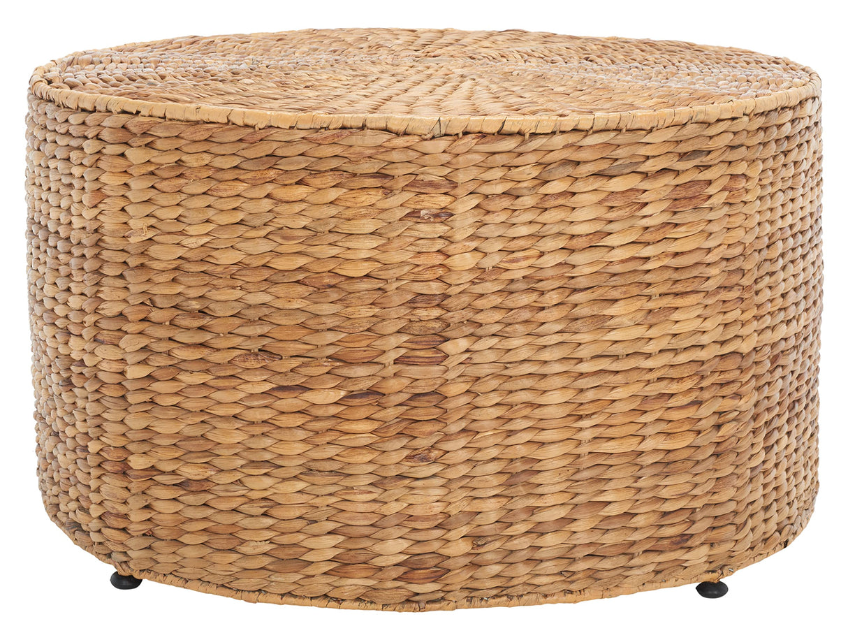 SAFAVIEH Home Collection – Jesse Wicker Coffee Table, Fully Assembled, Natural Fiber Accent Coffee Table with Iron Legs, Modern Coastal Style (SEA7035A) SAFAVIEH
