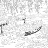 Dimensions 73-91491 Willow Spring Beauty Paint by Numbers for Adults, 14'' W x 11'' L Dimensions