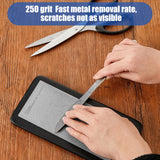 3 Pieces Diamond Sharpening Stone Diamond Knife Sharpener Plate Honing Whetstone for Kitchen Sharpening Dull, Blunt or Tired Edges (250/600/ 1200 Grit) Zhehao