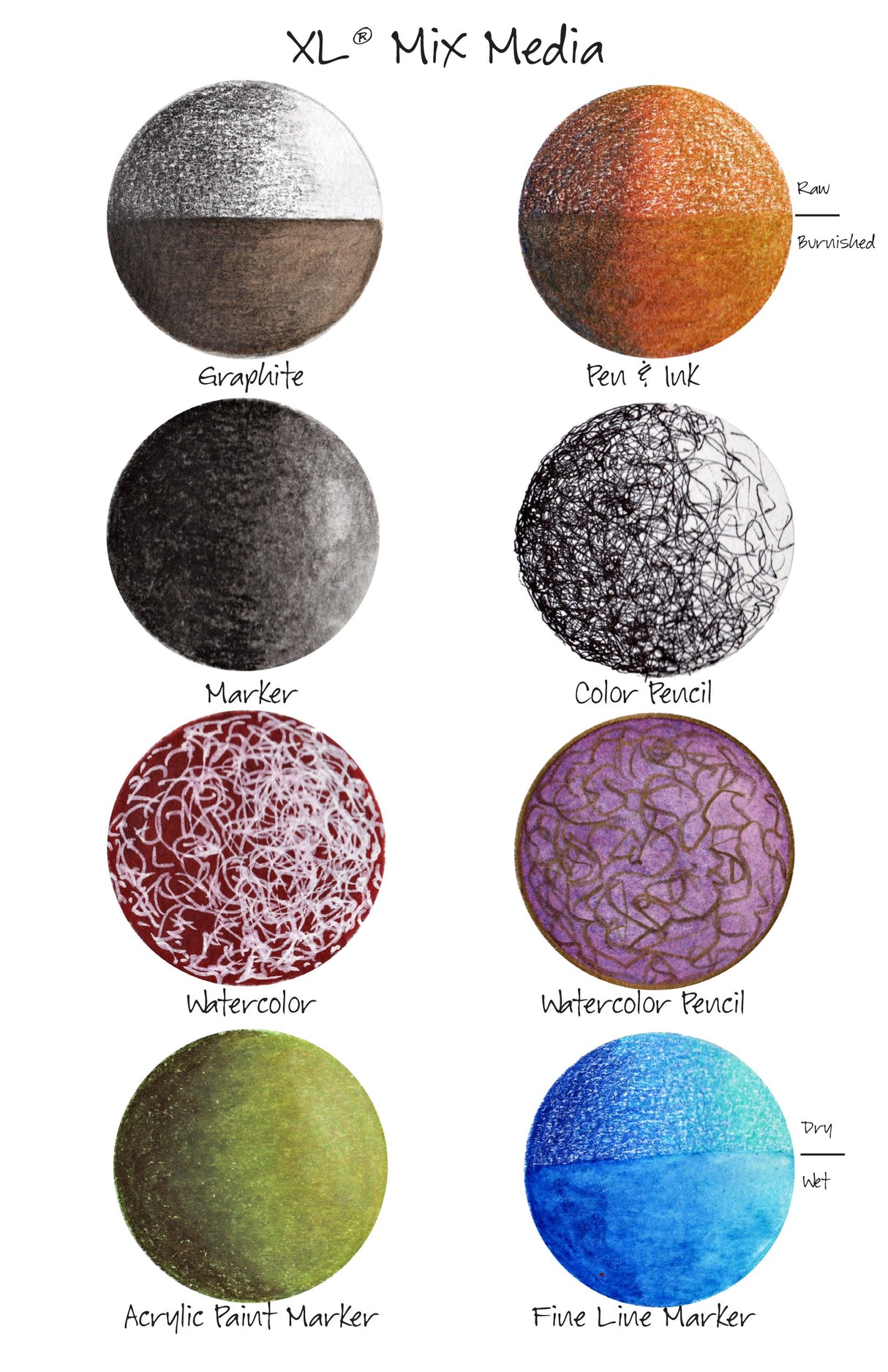 Canson XL Series Mixed Media Pad, Side Wire, 18x24 inches, 30 Sheets – Heavyweight Art Paper for Watercolor, Gouache, Marker, Painting, Drawing, Sketching Canson