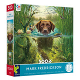 Ceaco - Mark Fredrickson - Chocolate Lab - 500 Piece Jigsaw Puzzle Ceaco