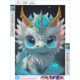 DPHERO Cartoon Diamond Painting Kits for Adults,5D Dragon Diamond Art Kits for Beginners,Round Full Drill Zodiac Diamond Art Painting,DIY Paint with Diamonds Fantasy Gem Painting Art 12x16 inch DPHERO