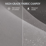 Domi 11'x20' Outdoor Retractable Pergola with Sun Shade Canopy, Aluminum Pergolas and Gazebos Clearance, Patio Outdoor Metal Pergola Canopy for Deck, Garden, Backyard, Dark Grey domi outdoor living