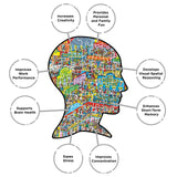 AQUARIUS Where's Waldo Wild Wild West Puzzle (1000 Piece Jigsaw Puzzle) - Glare Free - Precision Fit - Officially Licensed Where's Waldo Merchandise & Collectibles - 20 x 28 Inches AQUARIUS