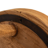 Bloomingville Reclaimed Wood Stool, Natural, 13" Round x 18"H Bloomingville
