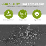 ELEGIBLISS 7/8-Piece Patio Conversation Set with Fire Pit Table, Outdoor All-Weather Rattan Sofa Sectional, Handwoven Wicker Furniture for Backyard, Easy Assembly & Weather-Resistant Design ELEGIBLISS