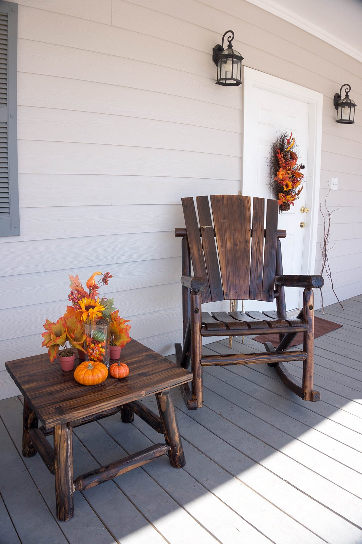 United TX 93860 Single Bench Chair 44 in H x 29 in W x 36 in D Wood Char-Log United General Supply