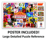 MasterPieces - 1000 Piece Jigsaw Puzzle, Movie Posters, Fun for Adults, Family, Kids, Non-Glare Finish, 19.25" x 26.75" Masterpieces