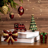 Alupssuc 82pcs Christmas Balls Ornaments Set, Delightful Classic Gift Set, Shatterproof Plastic Decor for Xmas Tree Holiday Wedding Party Decorations with Hanging Strings, Gold, Red and Green Alupssuc