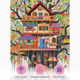 Cross & Glory - Fantastical Treehouse Escape - 1000 Piece Jigsaw Puzzle for Adults | Whimsical Art Style | Fun Puzzle Challenge for Adults and Families | 20x27 Inches | Satin Finish Cross & Glory