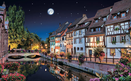 Pintoo Jigsaw Puzzles 1000 Piece for Adults - Colmar, France Beautiful Plastic Puzzle for Home Decor Zero Dust Easy Storage [H1784] Pintoo