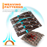 Nuu Garden Propane Fire Pit Table, CSA Certified 43 Inch 50,000 BTU Outdoor Propane Gas Fire Pit Table, Propnae Fire Pit with Ceramic Tabletop, Oxford Cover, 7 lbs Glass Stone, Dark Brown and Coffee NUU GARDEN