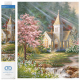 DIAMOND DOTZ Be Still Spring Diamond Painting Kits for Adults - Diamond Art Kits a Relaxing Creative Craft Kit with Dotz Gems 28x22 DIAMOND DOTZ