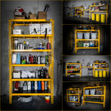DEWALT 4-Foot Tall, 3-Shelf Industrial Workshop/Garage Storage Rack, Total Capacity: 4,500 lbs. DEWALT