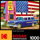 RoseArt - Kodak Premium - Route 66-1000 Piece Jigsaw Puzzle for Adults RoseArt