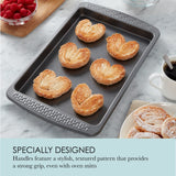 Chicago Metallic Everyday Non-Stick Small Baking Cookie Sheet. Perfect for making cookies, one-pan meals, roasted vegetables, and more Chicago Metallic