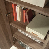 Sauder HomePlus 2-Door Farmhouse Storage Cabinet/Pantry cabinets, Salt Oak Finish Sauder