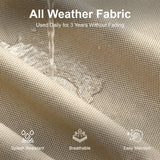 OOBOLT Outdoor Patio Furniture Sets,11 PCS Patio Conversation Set Outside Rattan Sectional Sofa with 54 in Fire Pit Table Wicker Rocking Chair Coffee Table Fit Backyard Porch Garden Poolside Balcony OOBOLT