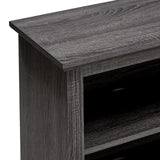 Rockpoint 70inch Modern TV Stand Storage Media Console Entertainment Center for TVs up to 80,Charcoal ROCKPOINT