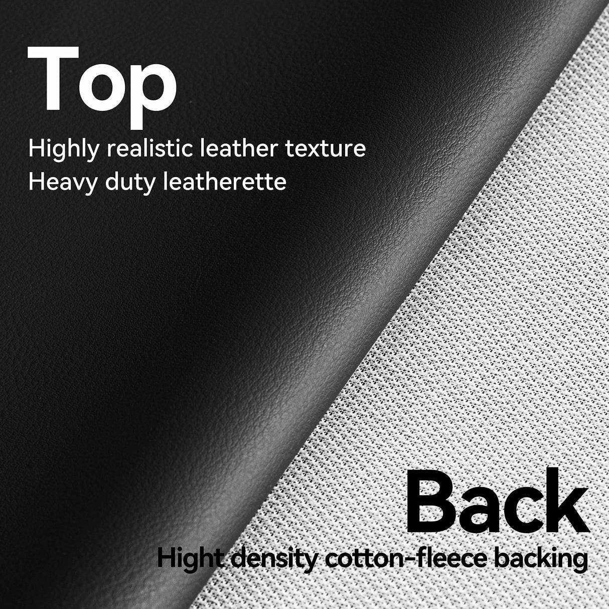 BearCover Heavy Duty Leatherette Billiard Pool Table Cover, Waterproof & Tearproof Covers for Pool Table 7/8/9FT Fitted (8 Feet/ Black) BEARCOVER