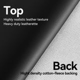 BearCover Heavy Duty Leatherette Billiard Pool Table Cover, Waterproof & Tearproof Covers for Pool Table 7/8/9FT Fitted (8 Feet/ Black) BEARCOVER